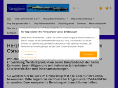 Screenshot der Domain cabriozentrum.de