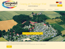 Screenshot der Domain campotel.de