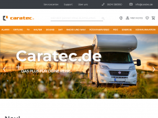 Screenshot der Domain caratec.de