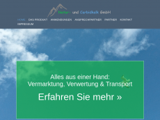 Screenshot der Domain carbidkalk.de