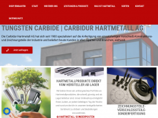 Screenshot der Domain carbidur.de