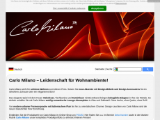 Screenshot der Domain carlomilano.de
