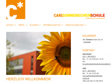 Screenshot der Domain carlsonnenschein-schule.de