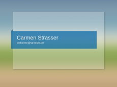 Screenshot der Domain carmenstrasser.de
