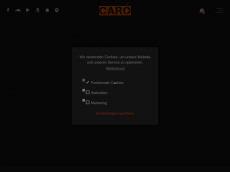 Screenshot der Domain caro-music.de