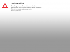 Screenshot der Domain carolin-arnold.de
