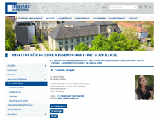 Screenshot der Domain carolin-rueger.de