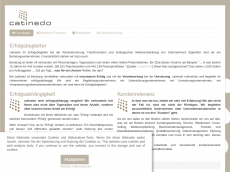 Screenshot der Domain catinedo.de