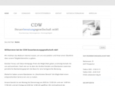Screenshot der Domain cdw-stbg.de