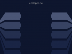 Screenshot der Domain chattipps.de