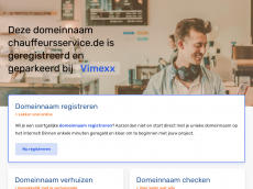 Screenshot der Domain chauffeursservice.de