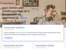 Screenshot der Domain chauffeurszentrale.de