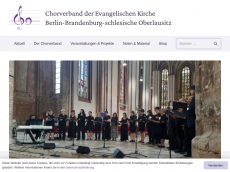 Screenshot der Domain chorverband-ekbo.de