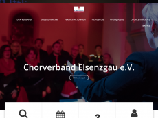 Screenshot der Domain chorverband-elsenzgau.de