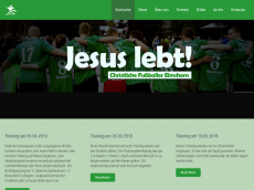 Screenshot der Domain christliche-fussballer.de