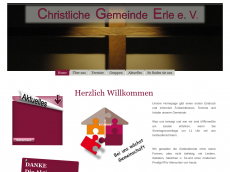 Screenshot der Domain christliche-gemeinde-erle.de