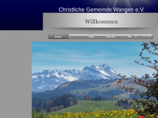 Screenshot der Domain christliche-gemeinde-wangen.com