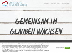 Screenshot der Domain christliche-gemeinde-werne.de