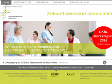 Screenshot der Domain christliche-krankenhaeuser.de