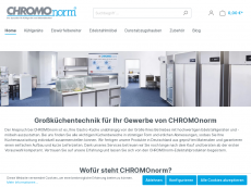 Screenshot der Domain chromonorm.de