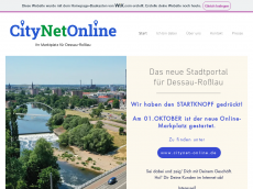 Screenshot der Domain citynet-dessau.de