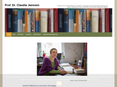 Screenshot der Domain claudia-janssen.eu