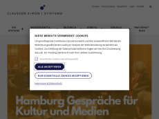 Screenshot der Domain claussensimon.de