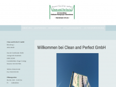 Screenshot der Domain clean-and-perfect.de