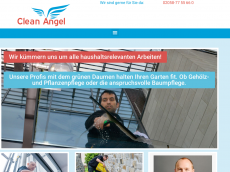 Screenshot der Domain clean-angel.de