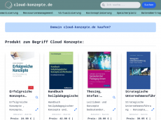 Screenshot der Domain cloud-konzepte.de