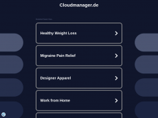 Screenshot der Domain cloudmanager.de