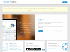 Screenshot der Domain cloudtrax.de