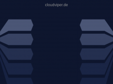 Screenshot der Domain cloudviper.de