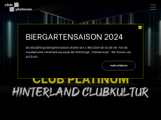 Screenshot der Domain club-platinum.de
