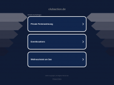 Screenshot der Domain clubaction.de