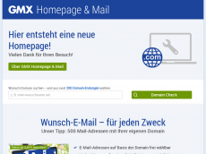 Screenshot der Domain comdanet.de