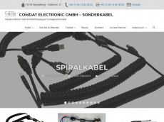 Screenshot der Domain comdat-electronic.de