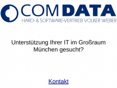 Screenshot der Domain comdata-online.de