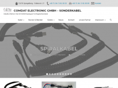 Screenshot der Domain comdatelectronic.de