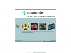 Screenshot der Domain commando.de