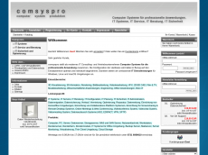 Screenshot der Domain comsyspro.de