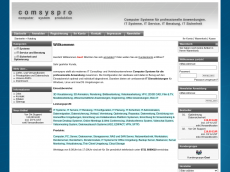 Screenshot der Domain comsyspro.eu