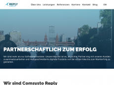 Screenshot der Domain comsysto.com