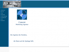 Screenshot von concret-marketingagentur.de