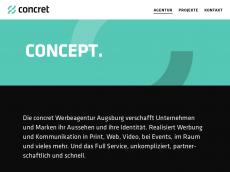Screenshot der Domain concret-wa.de