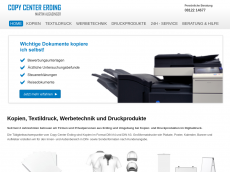 Screenshot der Domain copy-center-erding.de