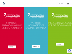 Screenshot der Domain corvay.de