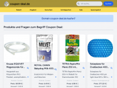 Screenshot der Domain coupon-deal.de