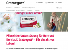 Screenshot der Domain crataegutt.de