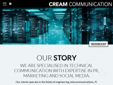 Screenshot der Domain cream-communication.com